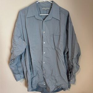 Metaphor Blue Dress Shirt with Relaxed Fit